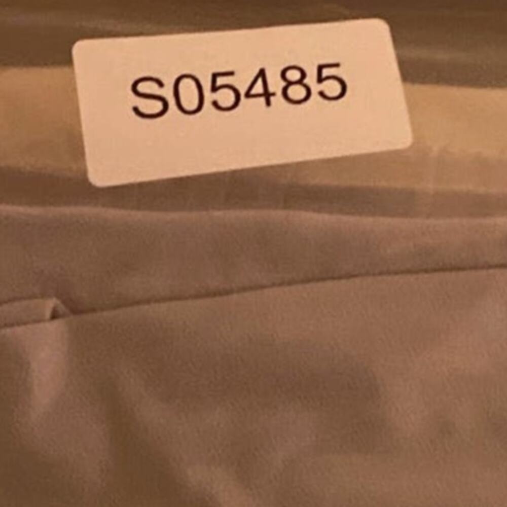 Ann Taylor LOFT Womens Blouse Gray Blue Ruffle Front Sleeveless Lined Small - Picture 9 of 9